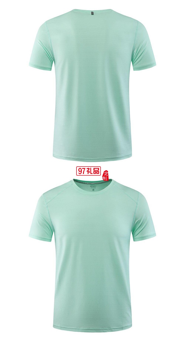 定制廣告衫新款200g冰絲速干圓領(lǐng)運(yùn)動團(tuán)隊服飾可定制