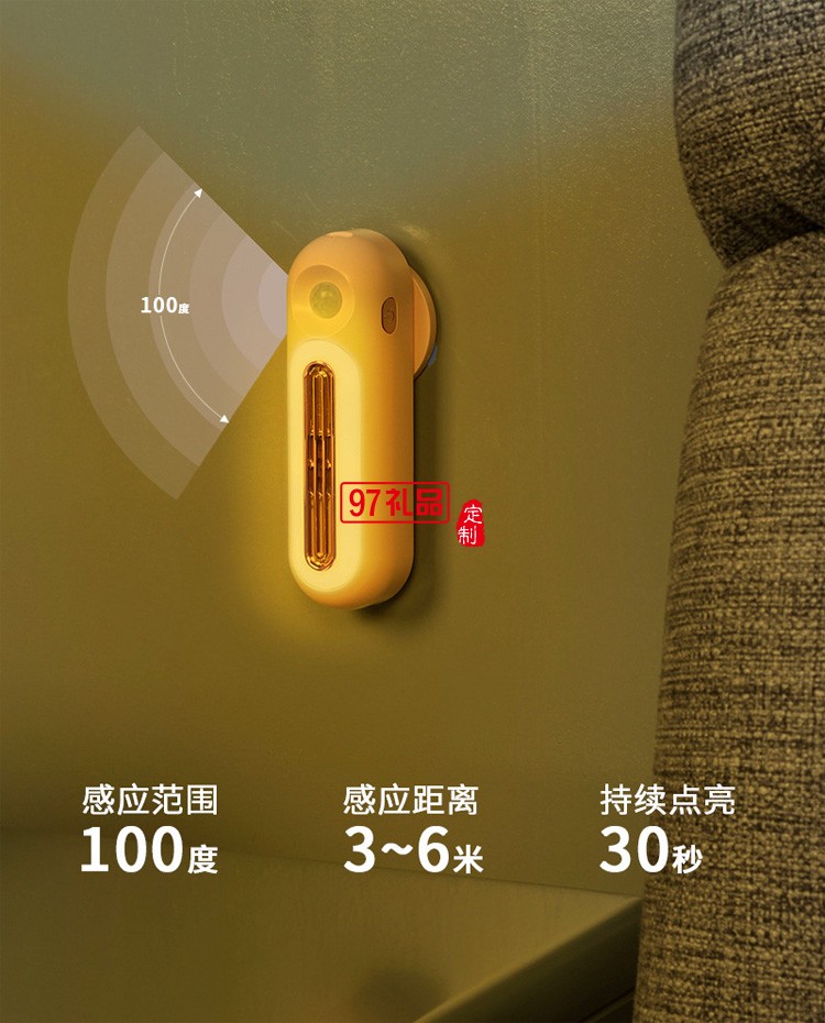 臭氧袪菌空氣凈化器冰箱車(chē)載衣柜辦公室凈化小夜燈
