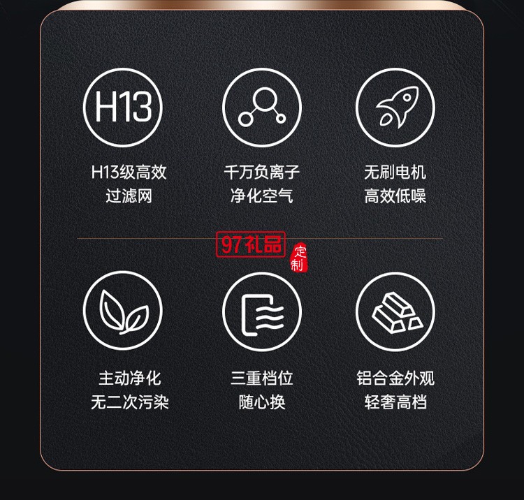 新品空氣凈化器袪甲醛消菌袪味香薰車(chē)載帶數(shù)顯負(fù)離子凈化器