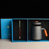 紫砂杯、紅木簽字筆商務(wù)套裝