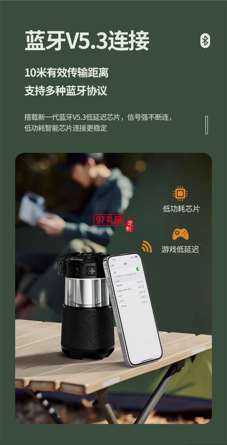 無(wú)線(xiàn)藍(lán)牙音箱戶(hù)外露營(yíng)便攜音響電腦高音質(zhì)重低音炮環(huán)繞露營(yíng)小音響立體蘋(píng)果華