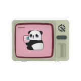 熊貓電視復(fù)古藍(lán)牙小音箱HIFI級音效續(xù)航時間長小巧便攜情人節(jié)生日禮物