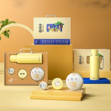 大團(tuán)團(tuán)傳家壺望月兔香氛掛片茶葉套裝